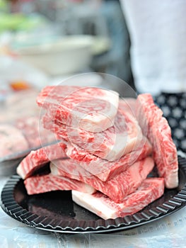 Raw Wagyu photo