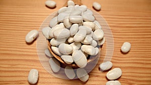 raw white beans