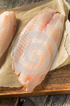 Raw White Organic Tilapia Fish