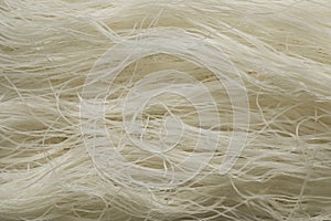 Raw white rice noodles