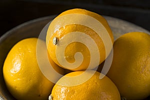 Raw Yellow Organic Meyer Lemons