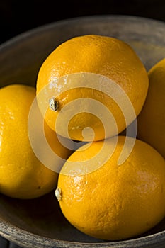 Raw Yellow Organic Meyer Lemons