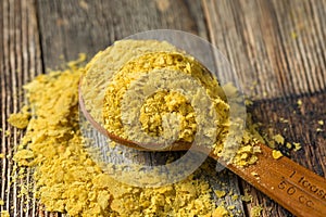 Raw Yellow Organic Nutritional Yeast photo