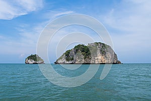 Rawang Island and Rawing Island, in National Park of Thailand