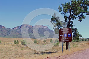 Rawnsley lookout in Flinders Ranges National Park, South Australia