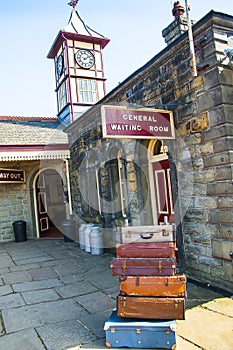East Lancashire Steam Railway Station Terminus in Rawtenstall England