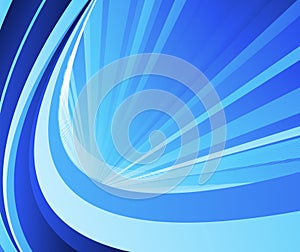 Ray abstrcat blue card