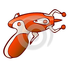 Ray-gun toy graphic