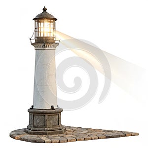 Ray of light isolated