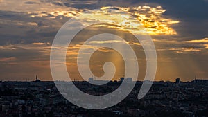 Ray of light over Istanbul