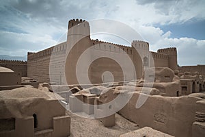 Rayen Castle Arg-e Rayen in Persian, Iran photo