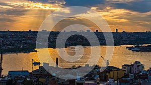 Raylight over Istanbul