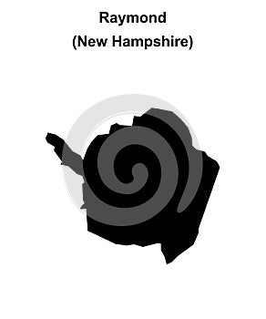 Raymond outline map