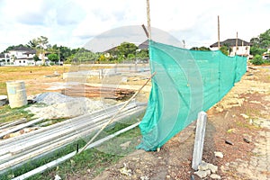 Rayong, Thailand  - March 25 2020 Unidentified business, building, teamwork and people concept Construction workers are working in