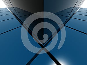 Raytrace pyramid structure