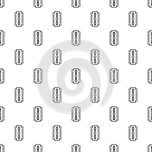 Razor blade pattern vector seamless