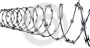 Razor Wire Perspective