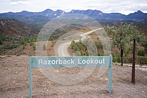 Razorback Lookout in Ikara-Flinders Ranges National Park