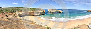 Razorback lookout panorama along Great Ocean Road, Australia