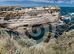 The Razorback, a rock formation at the Loch Ard Gorge viewpoint