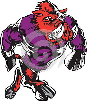 Razorback Strut Vector Illustration