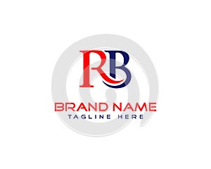 RB Initial Letter Logo Vector.
