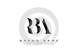 RBA abstract letter logo design
