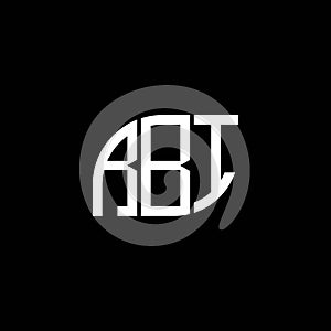 RBI letter logo design on black background. RBI creative initials letter logo concept. RBI letter design.RBI letter logo design on photo