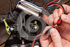 Rc crawler model toy electronics repair