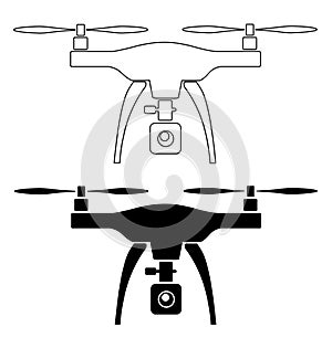 Rc drone quadcopter with camera