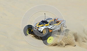 RC Nitro monster truck action