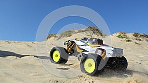 RC Nitro monster truck action