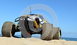 RC Nitro monster truck action