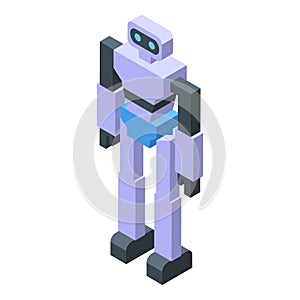 Rc robot icon isometric vector. Remote control