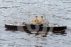RC scale model ship at World Championships class NS NAVIGA.