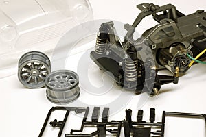 RC Toy Car Parts Assembly