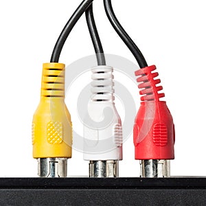 RCA Cable Isolated on white