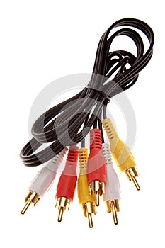 RCA plugs and cable