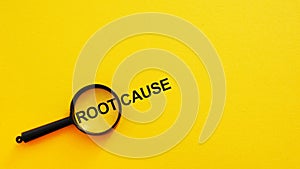 RCA Root Cause Analysis concept. Root cause analysis or solving problem