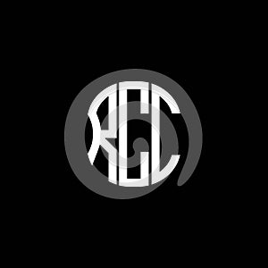 RCC letter logo abstract creative design.