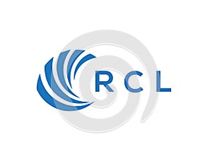 RCL letter logo design on white background. RCL creative circle letter logo concept.