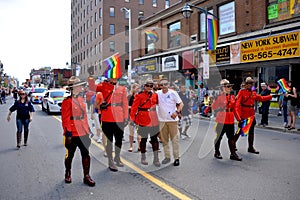 RCMP in Gay Pride Parade Ottawa