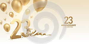 23rd Anniversary Celebration Background photo