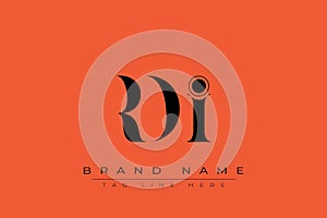 RDI abstract letter logo design