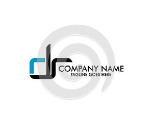 rds letter logo icon template