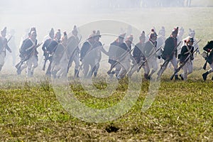 Re-enactment of Attack on Redoubts 9 & 10