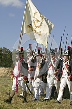 Re-enactment of Attack on Redoubts 9 & 10