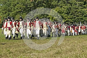 Re-enactment of Attack on Redoubts 9 & 10,