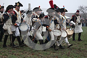 Re-enactment of the Battle of Austerlitz (1805), Czech Republic.