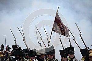 Re-enactment of the Battle of Austerlitz (1805), Czech Republic.